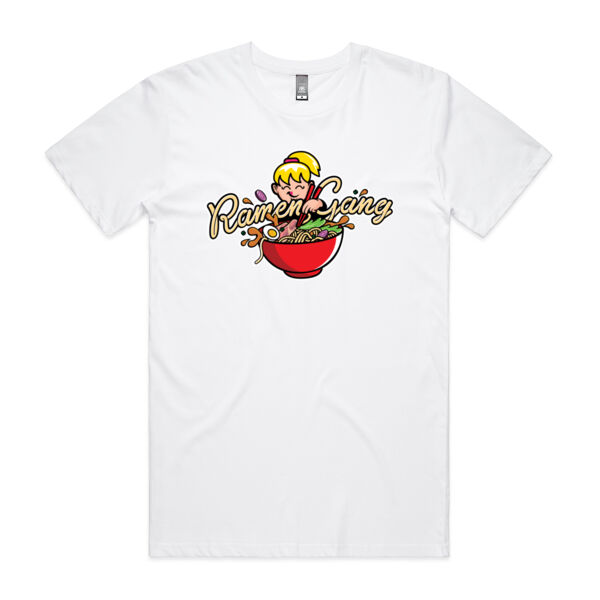 Men's Ramen Gang T-Shirt (oversized girl logo) Thumbnail