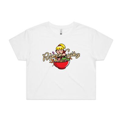Women's Ramen Gang Crop Top (girl logo) Thumbnail