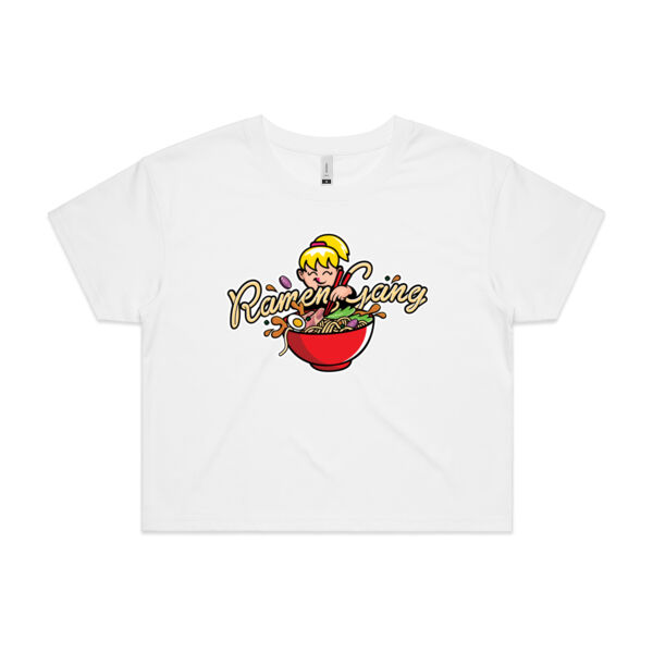 Women's Ramen Gang Crop Top (girl logo) Thumbnail