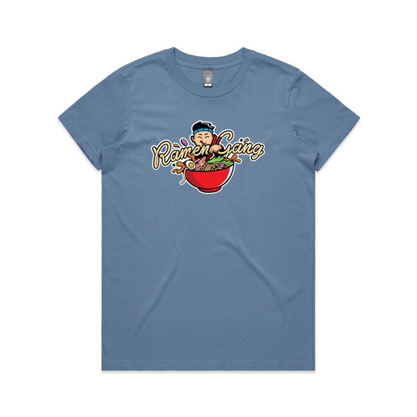 Women's Ramen Gang Crew T-Shirt (oversized boy logo) Thumbnail