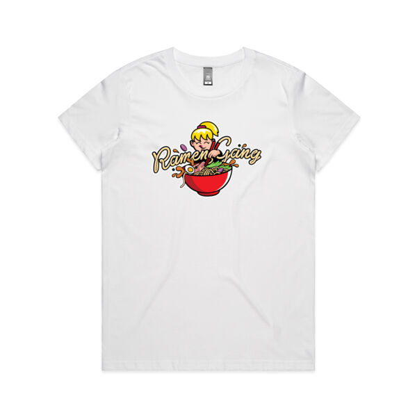Women's Ramen Gang Crew T-Shirt (oversized girl logo) Thumbnail