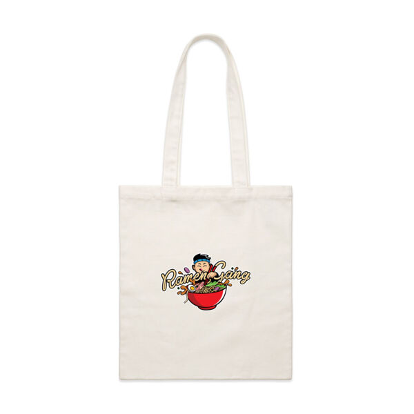 Ramen Gang Small Tote Bag (both logos) Thumbnail
